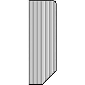 Wc-scheidingswand met scherm voor urinoir scheidingswand voor mannen urinoir bescherming, roestvrij stalen frame en doorschijnende glasplaat (kleur: B, maat: zwart