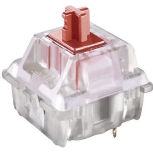 Pack Cherry MX Key Switches voor Mechanische Gaming-toetsenborden | Plaat Gemonteerd | MX1AL1NA (Cherry RGB Red, 65 Stuks)