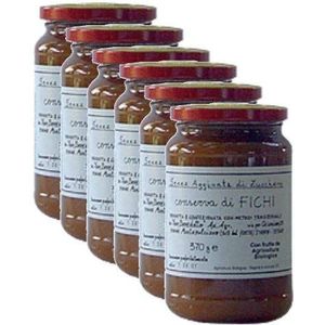 San Benedetto suikervrije biologische vijgenconserven - Italiaans ambachtelijk product (6 potjes 380 gram)
