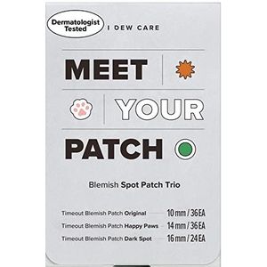 I DEW CARE Meet Your Patch | Hydrocolloid Acne Pimple Patch Trio | Cruelty-free, Vegan, Formulated without Gluten (96 Count)