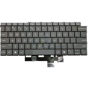 Engels Russisch GRIJS toetsenbord voor HP OmniBook voor 14-FD -FH met AI-versie(US backlit)