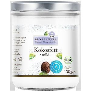 Bio Planeten kokosvet, gedesodoreerd, verpakking van 2 (2 x 400 g)