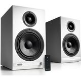 Audioengine HD6 - Draadloze Luidsprekers - Wit - 150W Actieve Boekenplankluidsprekers