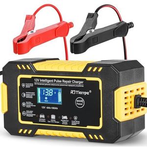 Mata1 - Acculader - 12V / 6A - Slimme Druppellader Met 4 Oplaadmodi