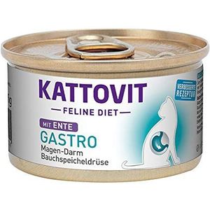 Kattovit Feline Diet Gastro Eend, 85 g - 12 Stuk