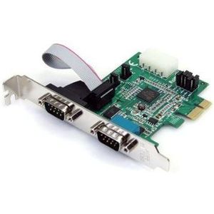 Fujitsu Dual Serial PCIe x1 Ingebouwde seriële interfacekaart & adapter