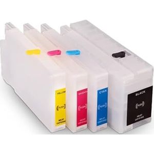 Navulinktcartridge zonder chip for 952, 953, 954, 955 Office Jet 7730, 7740, 8210, 8710, 8715, 8720, 8725, 8728, 8730 en 8740 printers