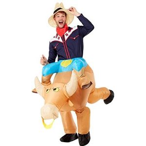 Inflatable Bull Rider Costume, All In One