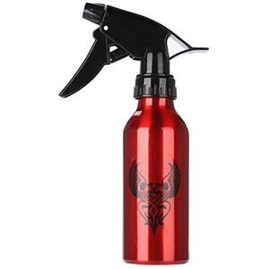 250 ml tattoo spray fles, aluminium druk spray pomp fles lege verstuiver mist parfum voor kapper tatoeage groene zeep bloemen water spuit tool (rood)