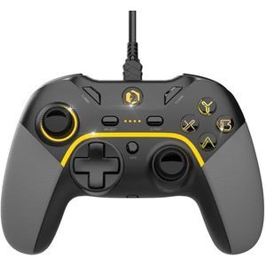 EMPIRE GAMING – Gamepad met bekabelde gamecontroller – PC/PS3/Switch – Macro/Tubo-modus – Dubbele vibratie – 3.5 mm audiopoort – Ergonomische – 1.8 m USB-kabel