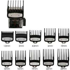 WBTY Clipper Bijlagen, 10 Stks Universele Haar Clipper Limit Comb Guide Bijlage Grootte Barber Vervanging voor Haar Clippers/Trimmers
