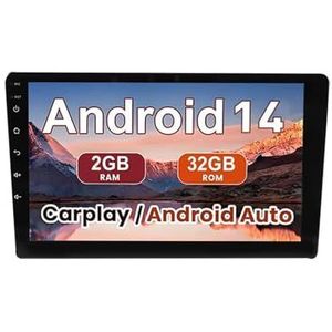 Android 15 Autoradio 9 inch touchscreen voor Toyota Highlander 4 XU70 2019-2021 Autoradio Navigatie met Carplay met GPS navigatie Bluetooth FM USB Steering Wheel Control(D7 2G+32G)