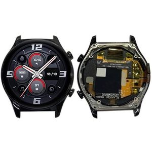 Smartwatch vervangende onderdelen Origineel LCD -scherm voor Honor Watch GS 3 Digitizer volledige montage met frame Smartwatch vervangende onderdelen