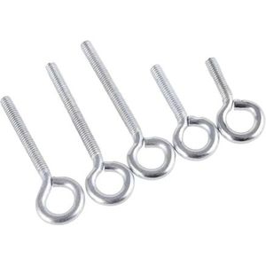 Ooghaakbout, Verzinkt koolstofstaal schapenoog schroef gesloten haak met ring hijsring(M12x25mm(1PCS))