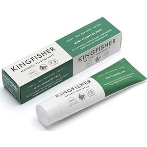 Kingfisher Natural Mint with Lemon Fluoride Free Tandpasta, 100 g