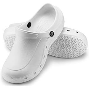 ESTRO Klompen Heren Tuinklompen Dames - Unisex Sanitaire Klompen Dames Tuinschoenen Gom Schoenen Zomer Heren F92 (36, Wit)