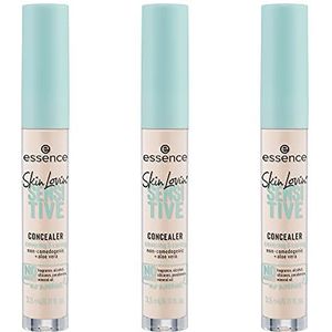 essence COVERstick, make-up, essence concealer, langhoudende concealer, make-up, 3-pack (3x6g), 10 mat