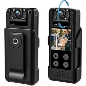 Mini bodycamera met video Mini Camera 4K Full Hd Op het lichaam gemonteerde camera Video-opname Cam Politie Body Cam Nachtzicht Draagbaar 258GB Mini Camcorders