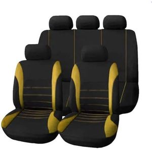 Stoelhoezen Autostoelhoezen Stoelbescherming Voor Bmw Voor E46 E90 F10 Autostoelhoezen Autostoelbekleding (Color : Geel)