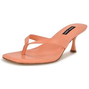 NINE WEST Andela sandaal met hak voor dames, Oranje 800, 36 EU
