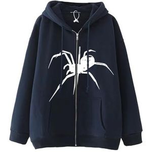 Y2K-hoodies voor dames | Hiphop Y2K sweatshirts met rits,Ademende gotische kleding met gewatteerde voering voor het dagelijks leven Itrimaka