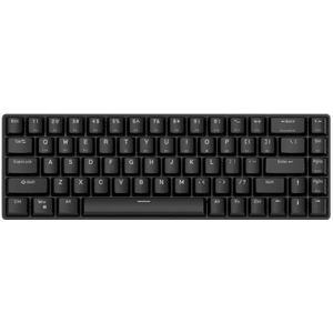 QPSJXN Mechanisch gaming-toetsenbord 68 Bluetooth 2,4 GHz blauw rood bruin met Windows Android (GK68 Black US)