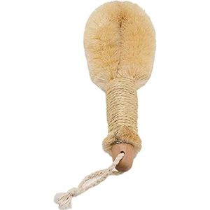 Droge lichaamsborstel, bad en douche droge huid en lichaamsborstel, natuurlijke vezels om de huid te exfoliëren en cellulitis te verminderen 2 stuks