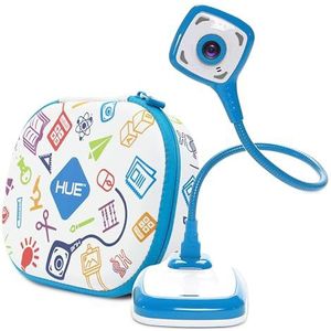 HUE HD Pro flexibele USB document- en videoconferentiecamera/visualiser (Blauwe camera met witte draagtas)