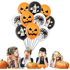 Halloween ballonnen feestdecoraties, Halloween pompoen spook spin latex ballon, truc of traktatie speelgoed, voor Halloween feestdecoraties foto achtergrond