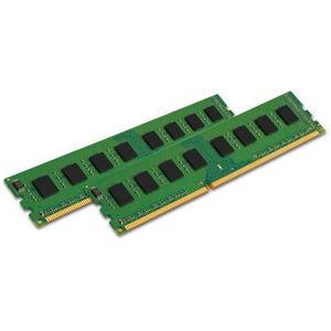 Kingston ValueRAM 8 GB Kit (2 x 4 GB modules) 1333MHz DDR3 Non-ECC CL9 DIMM desktopgeheugen KVR1333D3N9K2/8G