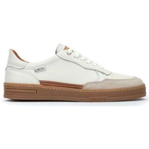 Pikolinos XATIVA Leren Sneakers voor Heren, Gebroken Wit, 40 EU
