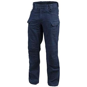 Helikon-Tex Unisex Rechte Sp-utl-pr, mens, Denim Stretch Navy Blauw, 32W / 32L