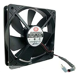 SCYHGLM Chassis Cooling Fan voor CHB12012BS 12V 0.26A 2Wire 12cm 120mm, Cooling Fan CHB12012BS 120x120x25mm 2Wire
