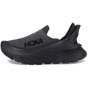 HOKA ONE ONE Unisex-Adult Restore Tc Sneaker, Zwart/Zwart, 13 Women/12 Men