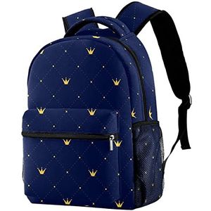 Rugzak Lichtgewicht Dagrugzak voor Shool Princess Navy Blue