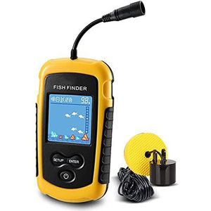 Onderwaterviscamera, Vis vinder LCD Color Screen Draagbare Bedraad 100m Diepte Range Sonar Echo Sounds Fishfinder(Light Grey)