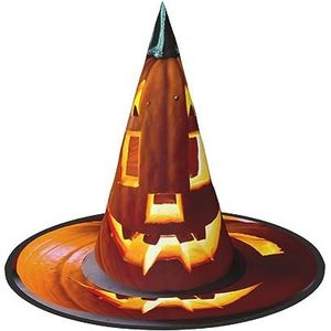 SSIMOO Herfst pompoen Halloween feesthoed, grappige Halloween-hoed, brengt plezier op het feest, maak je de focus van het feest