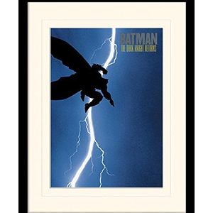 1art1 Batman Poster The Dark Knight Returns Ingelijste Foto Met Passepartout | Muur Foto's | In Een Fotolijstje 40x30 cm