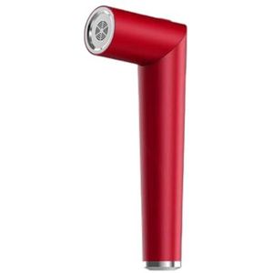 Draadloze föhn, oplaadbaar, draagbare föhn, professionele föhn met hoge snelheid, laag geluidsniveau en thermocontrole, 1000W, instelbare koude en warme luchtstroom(Red)