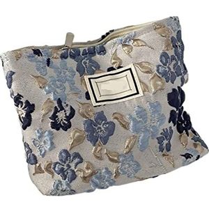 DieffematicHZB make-up tas Women Cosmetic Bag Floral Pouch Female Makeup Clutch Flowers Printed Toiletry Bag Handbags Organizer Case