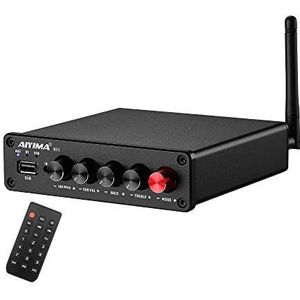 AIYIMA B01 Bluetooth 5.0 subwoofer stereoverversterker Digital 2.1 versterker audio versterker 50Wx2 + 100W Sub met USB