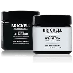 Brickell Men's Day and Night Anti Aging Cream Routine, natuurlijk en biologisch (Geurend)