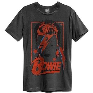 Bowie, David Amplified Collection - Aladdin Sane T-shirt actraciet S 100% katoen Band merch, Bands