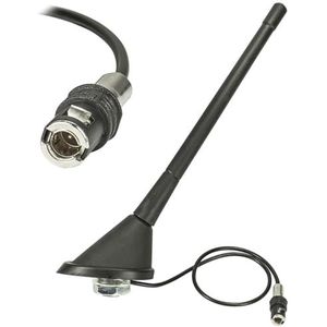 tomzz Audio 1057-001 SNAP ROKA antenne dakantenne in 16V design met versterker, compatibel met Audi Seat Skoda VW 72 graden, staaf 17,5 cm