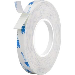 Dpm Tapes 1600T - Dubbelzijdige Schuimtape Voor Binnen En Buiten, Waterdicht, Voor Zware Objecten, PE-Schuim, Bevestiging Van Objecten En Foto's (9 mm x 3 m)