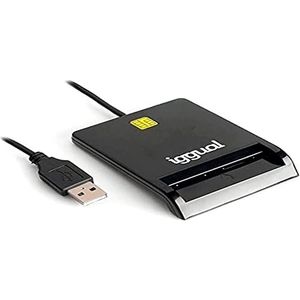 iggual DNI SIP kaartlezer USB 2.0 zwart