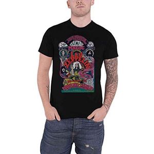 Led Zeppelin - Volledig gekleurd elektrisch Magic T-Shirt, zwart (black/black), S