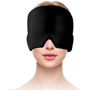 Hoofdpijnverlichtingsmuts voor migraine, hoofdpijn, migraineverlichting, pet voor spanningshoofdpijn, migraine, eenheidsmaat, geschikt voor alle hoofdpijnmuts met herbruikbare ijs-gelverpakking voor