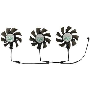 3 stuks GA81S2U GA81B2U, VGA GPU-videokoelerventilator, voor Powercolor RX570 4GB voor Red voor Devil RX 480 8GB, grafische kaartkoeling