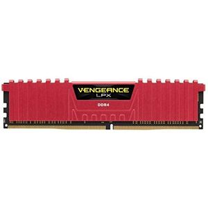 Corsair Vengeance LPX 16GB (2x8GB) DDR4 2400 MHz C16 XMP 2.0 High Performance Desktop werkgeheugenkit, rood